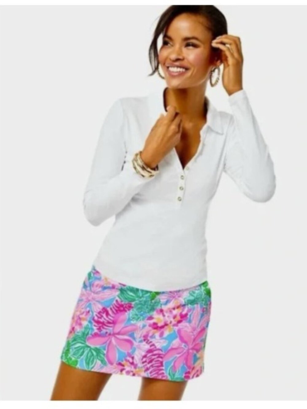 Lilly Pulitzer Colette Knit Skort *Tigers Lair* Pink Multi | Size 2